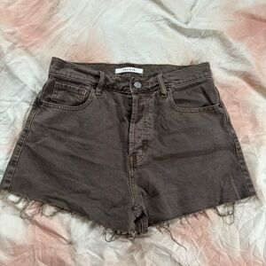 Brown PacSun Summer Jean Shorts Size 27
